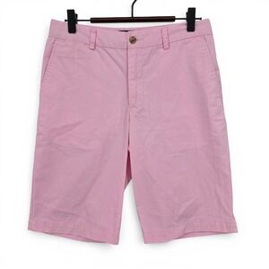 Polo Ralph Lauren Boys Size 16 Pink Chino Shorts Cotton Flat Front Preppy